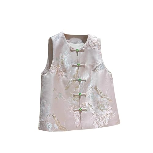 Chaleco de estilo chino para mujer ideal para rejuvenecer tus looks casuales diarios