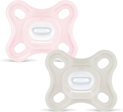 MAM Comfort Succhietto 0-3 mesi (Set da 2), Ciuccio MAM