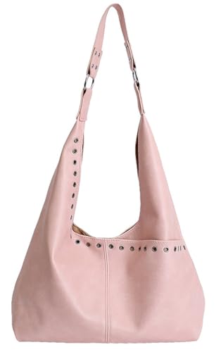 Bolso Tote Vintage para Mujer de Cuero Vegano con Capacidad Grande miniatura 1