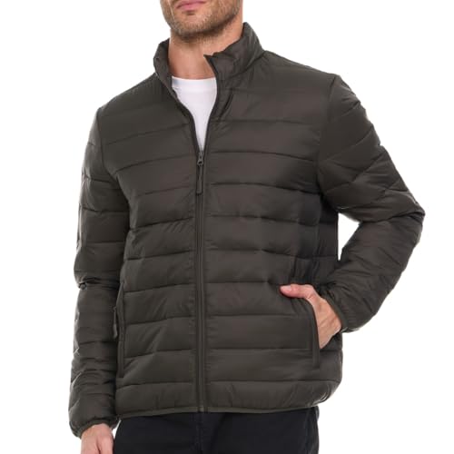 Packable Puffer Jacket Men, Warm Lightweight Winter Jackets for Men