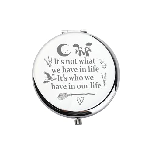 WUSUANED Miroir maquillage sorcière, cadeau fan série TV