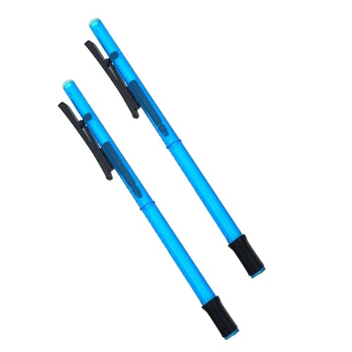 Buffalo Warrior 2Pcs 177 Caliber Pellet Loading Pen, 20 Pellet Capacity, Light Blue