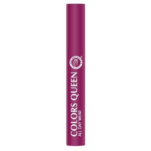 Image of Colors Queen All Day Wear Liquid Lipstick - Fall In Love, 12g | Highly Pigmented, Long Lasting Matte Lipstick | Smooth One Swipe Application, Lightweight & Non Transfer Liquid Lipstick for Women