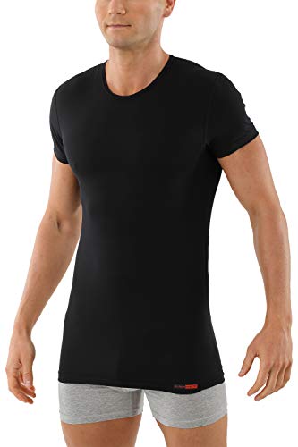 Albert Kreuz Maillot de Corps pour Homme col Rond Manches Courtes en Coton Stretch Noir 05/M Cover