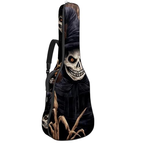 Housse de guitare rembourrée 104,1 cm avec motif Halloween