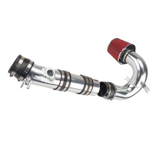 Suride Cold Air Intake Kit with Filter Heat Shield for 2004-2011 Ma-z-da RX-8 (Red)