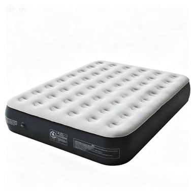 CHILLSUN エアーベッド シングルサイズ 電動ポンプ内蔵 キャンプ マット 高耐久 来客用 フロック表面加工空気ベッド 快適な寝心地 折り畳み 収納袋付き キャンプ 予備ベッド 家庭用
