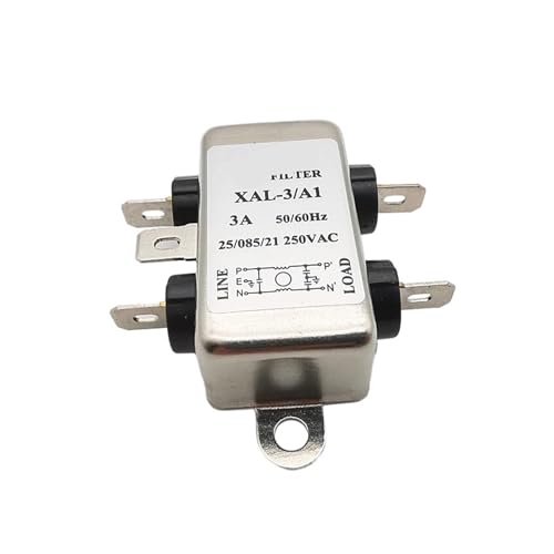 Filtro de potencia antiinterferencias XAL-3-A1 3A filtro de linea de alimentacion EMI