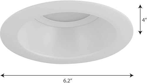 Miniatura 3 de Progress Lighting Empotrable LED de 5" para carcasa de 5" (P84-LED), blanco satinado