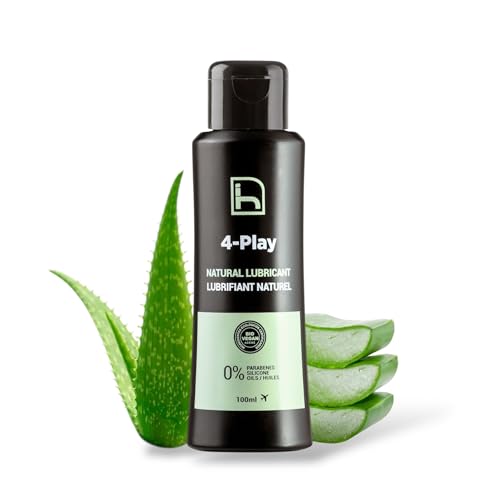Lubricante Natural a Base Agua BIO - Gel Lubricantes Parejas - Lubricante Ecológico Íntimo con Aloe Vera Base Acuosa - Certificado Orgánico - 100 ml
