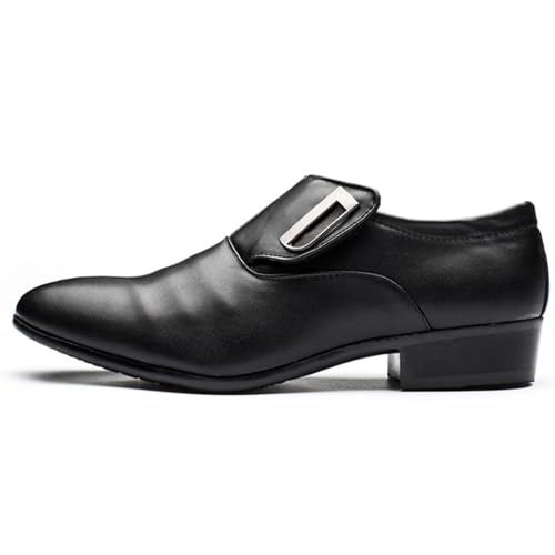 Men's Oxford Dress Shoes Formal Slip-On Business Derby Footwear