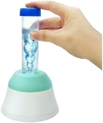 Portable Magnetic Stirrer 3000RPM Mini Vortex Mixer for Lab, Electric Liquid Orbital Shaker for Ink, Color Pigment Bottle, Black & White, Ideal for Mixing & Dispensing