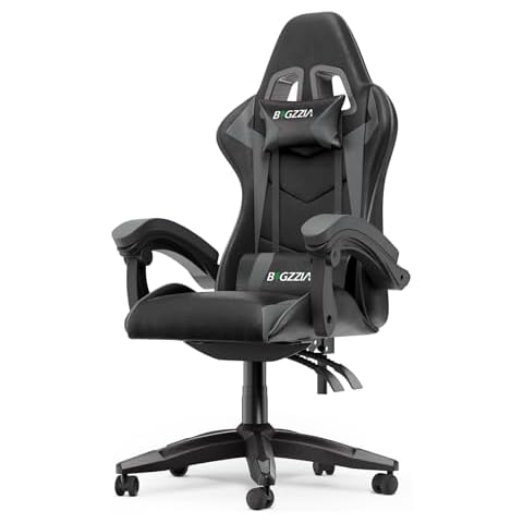 bigzzia Ergonomic Gaming Chair with Lumbar Support Cover