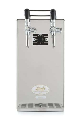 ich-zapfe Ensemble Complet Tireuse a Biere - Kontakt 40 Machine a Biere, Pompe a Biere 2 Lignes, 50 litres/h, Professionnelle, KEG:Type S, KEG 2:Type S