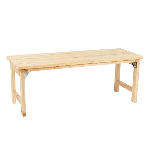 SweatTent Cedar Sauna Bench – Handcrafted Natural Cedar, Durable Sauna Seating, Traditional Sauna Accessory, Comfort Upgrade, Fits Sweat Tent