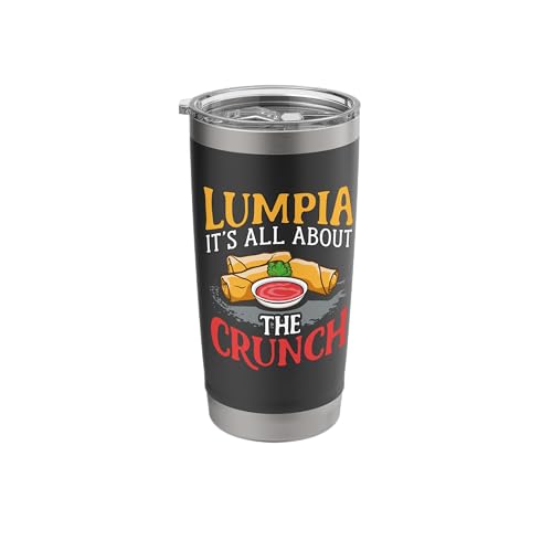 All About Crunch Spring Rolls Lumpia Filipino Food Pinoy Stainless Steel Insulated Tumbler