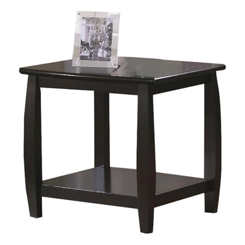 Pemberly Row PR-4753-365580 Square Transitional Wood End Table cover