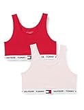  Tommy Hilfiger Mädchen 2P Bralette Unterwäsche, Primary Red/Pale Pink, 12/14/2020