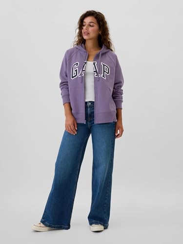 Image of GAP Women's Logo Hoodie Hooded Full Zip Sweatshirt