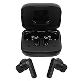 SALALIS 5.4 Wireless Earbuds HiFi Surround Sound Noise Cancelling Ohrhörer mit Farb-Touchscreen für Musikliebhaber PC+ABS (Schwarz)