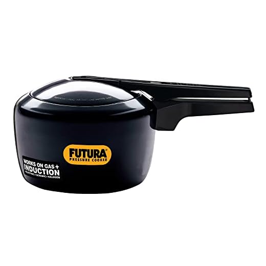 Hawkins Futura Hard Anodised Induction Compatible Pressure Cooker, 3 Litre