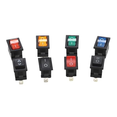 Interrupteur à bascule de voiture KCD1 étanche à 2 ou 3 broches AC 250V