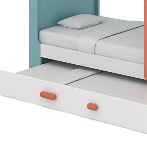 Image of Smartsters Reversible Flip Mattress for Kids |White Chocolate | Rectangle | Trundle Bed Size 6 | Mattress Single Bed Pure Cotton for Bedroom