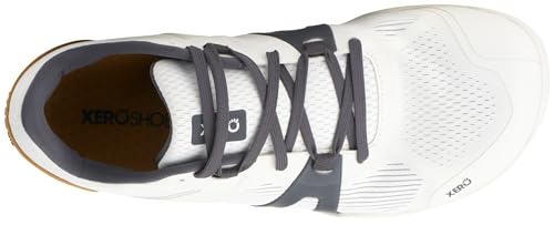 Xero Shoes Men's 360 Rally Tennis Zero Drop Court Shoe, White/Asphalt, 10 by Xero Shoes - Image 3