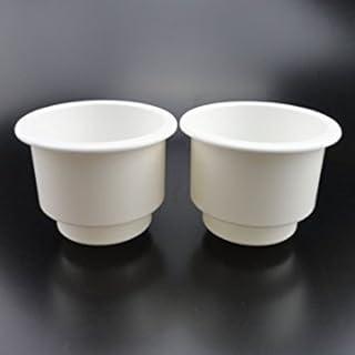 2x Perfect Selling White Boat Plastic Cup Drink Can Holder Boat/car Marine Rv