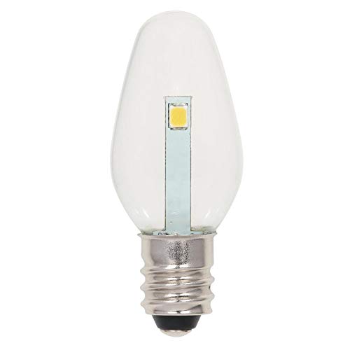 Westinghouse Lighting 5511100 0.75 (7-Watt Equivalent) C7 Clear, Candelabra Base, 2 Pack Led Light Bulb, 2 Count (Pack Of 1), 2 Piece #TOP2