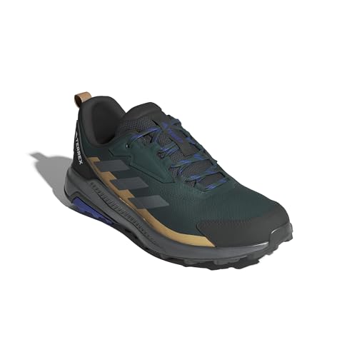 adidas Homme Terrex Anylander Hiking Shoes, Aurora Ivy/Grey Six/Cardboard, 46 2/3 EU