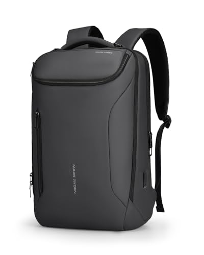 MARK RYDEN Business Backpack for Men, Waterproof High Tech Backpack with Sport Car Shape Design and USB Charging Port, Travel Laptop Backpack Fits 17.3 Inch Notebook