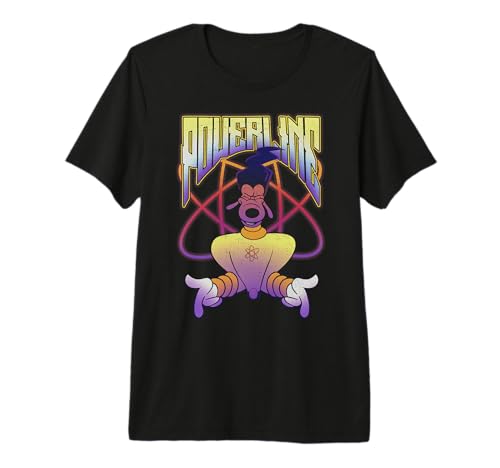 T-shirt Powerline Disney A Goofy Movie haut de gamme vêtement pop culture pour fan de nostalgie 90s