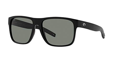Image of Costa Del Mar Sunglasses for Men-SpearoXL Mens Polarized Sunglasses 580G 59 | Polarized Fishing Glasses with UV Protection - Costa Sunglasses for Boating, Beach & Driving - Mt. Black /Gray 580G