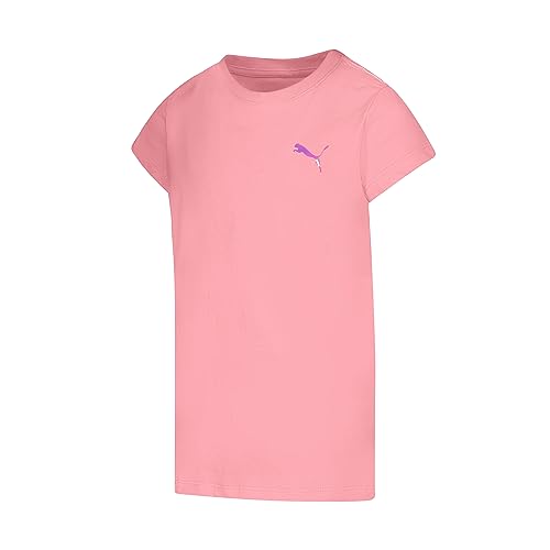 PUMA Girls' Core Logo Short Sleeve T-Shirt, Crewneck, Soft and Lightweight3