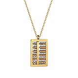 4. Collar colgante: este diseño de moda es adecuado para todas las estaciones. Agregue un brillo irresistible a su apariencia cotidiana o un toque refinado a un atuendo de trabajo. AVISO: no lo use mientras se baña y duerme