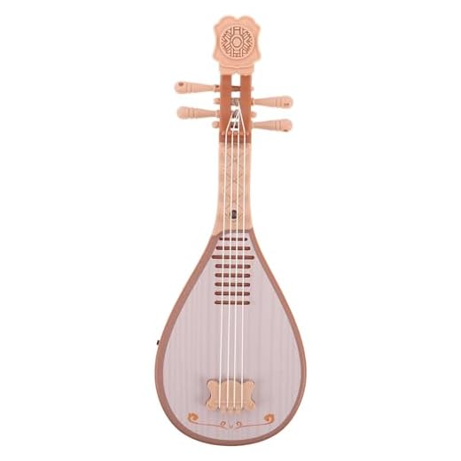 ADOCARN Instrumento musical de cuerda: instrumento musical para niños. Pipa china para tocar en reuniones familiares, obras escolares y celebraciones culturales.