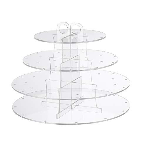 GRIRIW 1 PC Transparent Lollipop Holder with Layers for Adorable Display and Practical Storage Holds Up to Sticks for Birthday Parties and Events