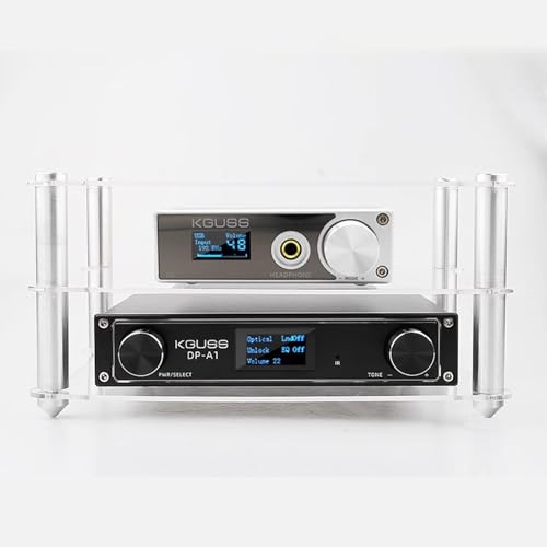 Elitix HiFi Rack Audio-Speichermedientisch für Home-Office-System, Stereoschrankständer für Elektronische Geräte, Videokomponenten-Organizer-Konsole/Spielkonsolenregal(White)