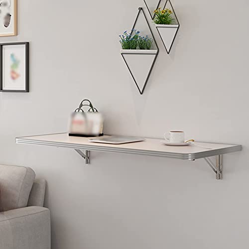 Table pliante murale blanche en bois pour optimiser l'espace - 2