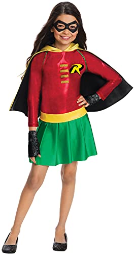 Disfraz completo de niña Robin DC Comics talla S