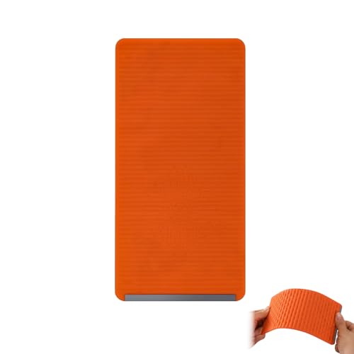 Anokia Flexible Silicone Aluminum Phone Holder Stand Portable Foldable Cell Phone Holder Bendable Freely into Any Shape Universal Adjustable Stand for Phone Tablet Laptop (Orange)
