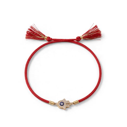 Image of PALMONAS Demifine 18K Gold Plated Evil Eye Rakhi for Brother - Waterproof & Anti-Tarnish Designer Rakhi for Men | Premium Raksha Bandhan Rakhee with Roli Chawal