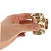 POPETPOP Copper Tee Pipe Fitting Connector Sturdy Copper Tee for Industrial Use Versatile and Easy to Install Suitable for Residential Commercial and Industrial Applications