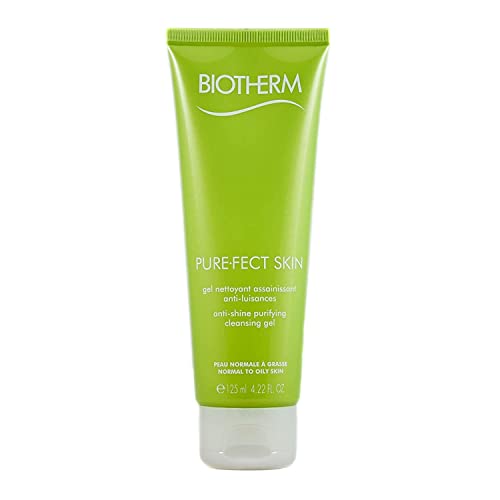 Biotherm Pure-Fect Skin Anti-Shine Purifying Cleansing Gel Combination to Oily Skin, 4.22 Ounces