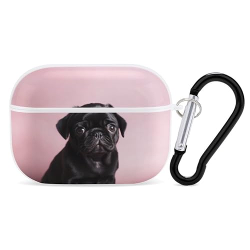 Airpod Pro ��2����/��1����p ���킢���u���b�N�p�O�P�[�X�J�o�[ �ϏՌ��ی�P�[�X �L�[�`�F�[�������O�t�� ���h�~ �n�[�h PC �t���h���b�v �w�b�h�t�H���P�[�X �j�����p �z���C�g