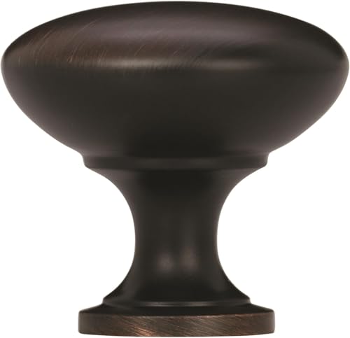 Image of Amerock 10 Pack 1-1 /4 inch Round Edona Oil-Rubbed Bronze Cabinet Knob
