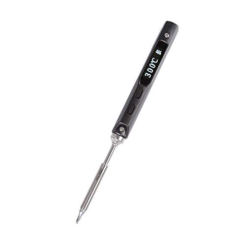 SainSmart ToolPAC PRO32 Mini Smart Soldering Iron Tool Set Auto Sleep Mode and Fast Heating Intelligent Welding Tool with STM32 Chip with 2 Solder Tips, with 19V/2.1A Power Supply