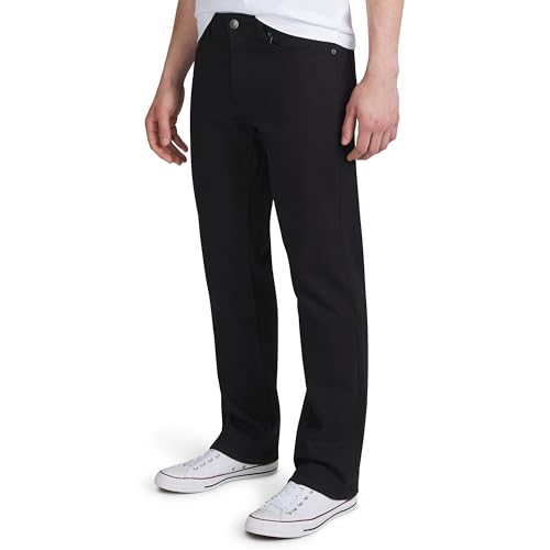 Quiksilver Men's 5 Pocket Straight Fit Stretch Waist Casual Chino Pants, Black,...