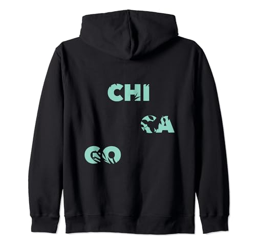 Flower City Estados Unidos - Chicago Sudadera con Capucha